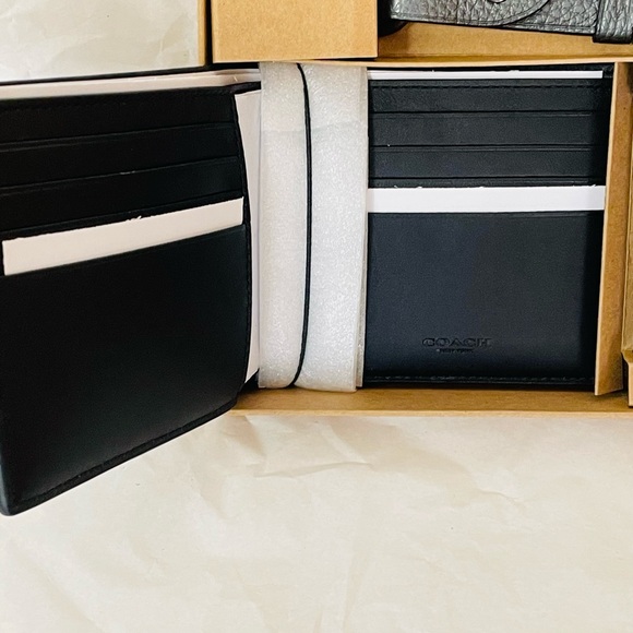 NWT Coach Men’s 3 in-1 Wallet boxed Gift set - Picture 5 of 8